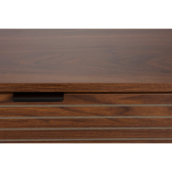 Hnědá komoda v dekoru ořechu 110x74x40 cm Stripes – White Label-image-4