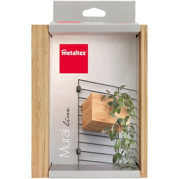 Bambusová komponenta - úložný box v přírodní barvě 19x15 cm Mural – Metaltex-image-2