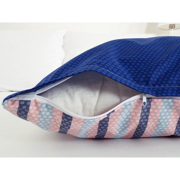 Modré krepové povlečení na jednolůžko 140x200 cm Top Class – B.E.S.-image-1