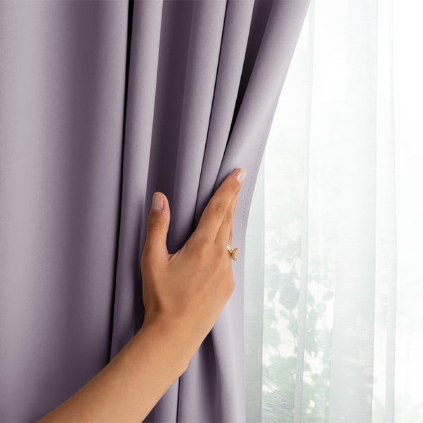 Starorůžový dimout závěs 140x175 cm Kierra – Restilo-image-2