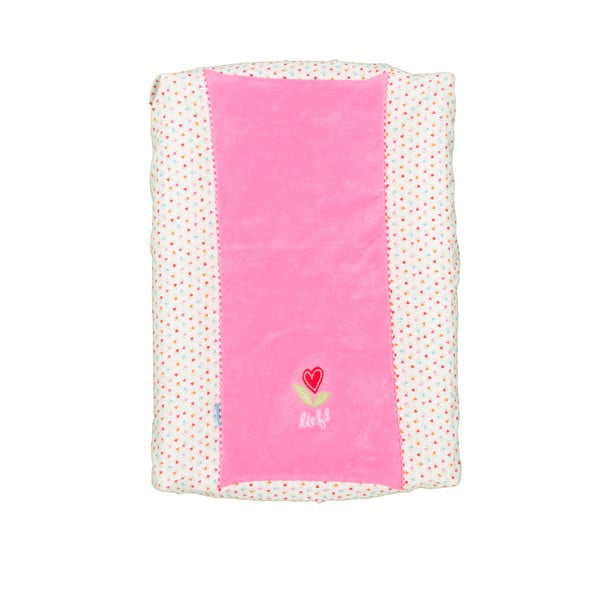 Růžový ochranný potah na matraci s ručníkem Tiseco Home Studio, 55 x 75 cm