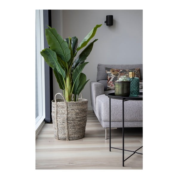 Šedý úložný koš z kukuřičných listů House Nordic Udine-image-2