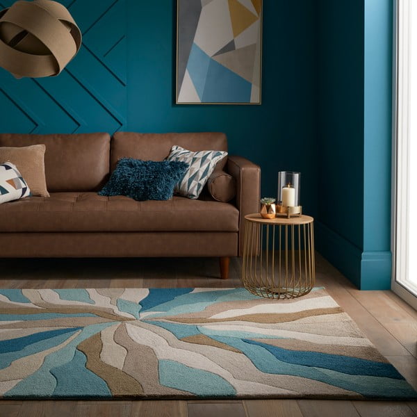 Tyrkysový koberec 170x120 cm Zest Infinite - Flair Rugs-image-1