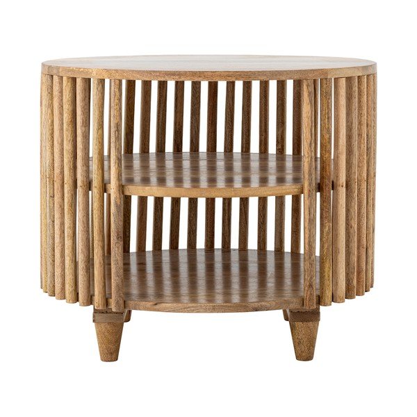 Kulatý konferenční stolek z mangového dřeva v přírodní barvě ø 60 cm Sali – Bloomingville