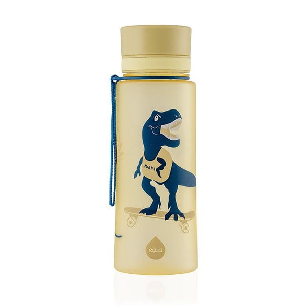 Žlutá láhev Equa Dino, 600 ml
