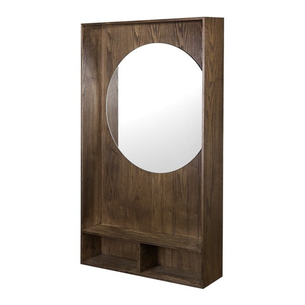 Hnědý věšákový panel z dubového dřeva 60x100x11,5 cm Show Me – Mette Ditmer Denmark