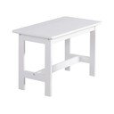 Bílý dětský stoleček z masivního borovicového dřeva Pinio Baby