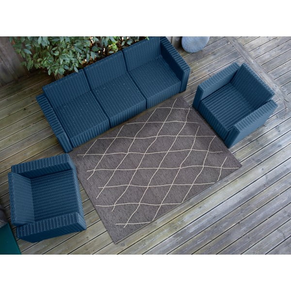 Šedý venkovní koberec Universal Sigrid, 77 x 150 cm-image-1