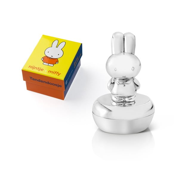 Kovová krabička na první zoubek ø 4x6 cm Miffy – Zilverstad-image-1