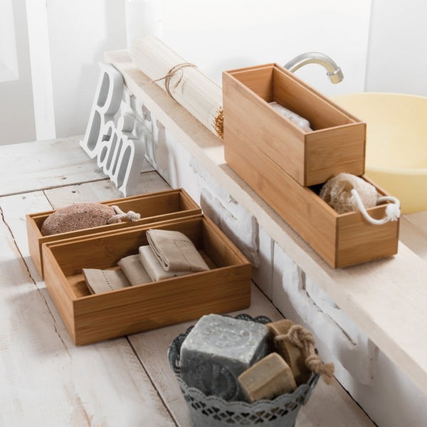 Bambusový organizér Compactor Woody, 30 x 15 x 6,35 cm-image-2