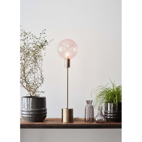 Růžová stolní lampa Markslöjd Uno-image-1