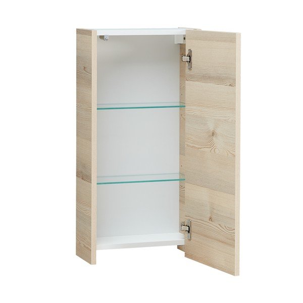 Závěsná koupelnová skříňka v dekoru borovice v přírodní barvě 70x35 cm Quickset 393 – Pelipal-image-2