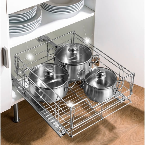 Nerezová výsuvná police Maximex Slide-image-1