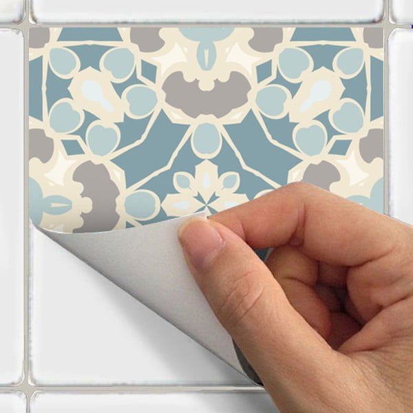 Sada 24 dekorativních samolepek na stěnu Ambiance Underwater Garden, 10 x 10 cm-image-3