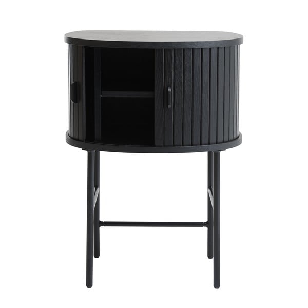 Černý noční stolek Nola – Unique Furniture-image-2