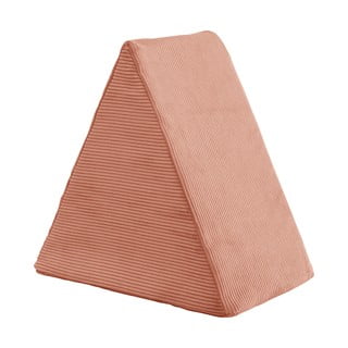 Světle růžový manšestrový dětský puf Montessori – Little Nice Things