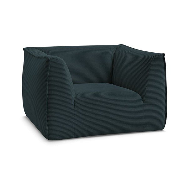 Tmavě modré manšestrové křeslo Giorgia – Bobochic Paris