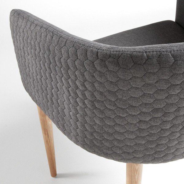 Tmavě šedá jídelní židle Kave Home Harmon-image-4