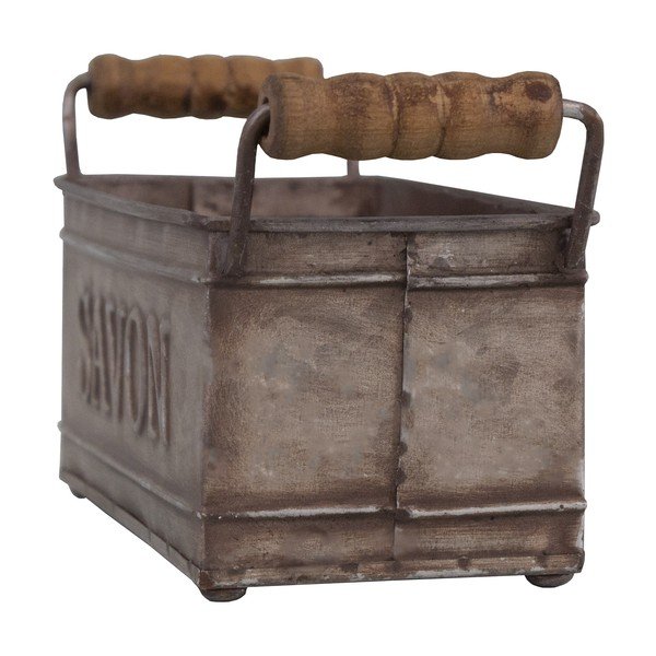 Tmavě šedá kovová mýdlenka – Antic Line-image-1