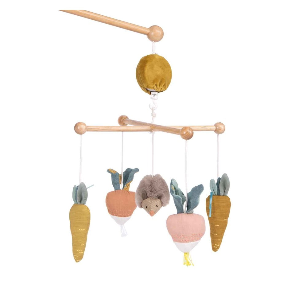Hudební závěsný kolotoč Trois Petits Lapins – Moulin Roty