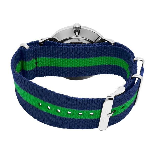 Pánské hodinky Madison Stripe Green/Blue-image-1