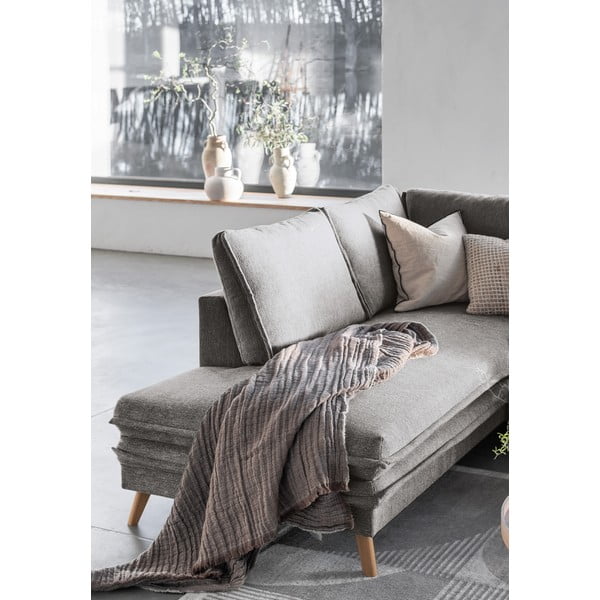 Šedá rozkládací rohová pohovka (levý roh) Charming Charlie – Miuform-image-4