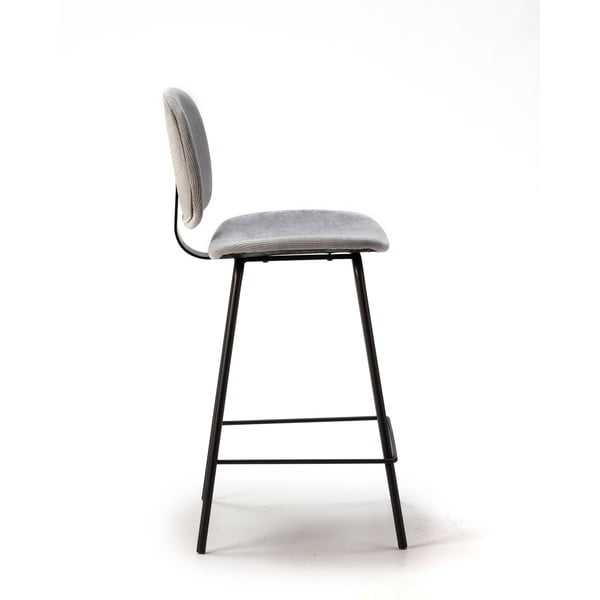 Světle šedé barové židle v sadě 2 ks (výška sedáku 66 cm) Arus – Marckeric-image-4
