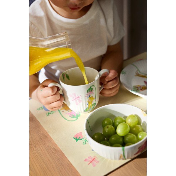 Porcelánová dětská jídelní sada 3 ks Hammershøi Kids – Kähler Design-image-4