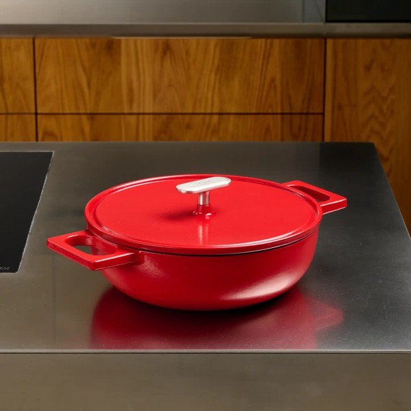 Litinová pánev s poklicí ø 26 cm tegame Mattia 3.0 – FABINI-image-4