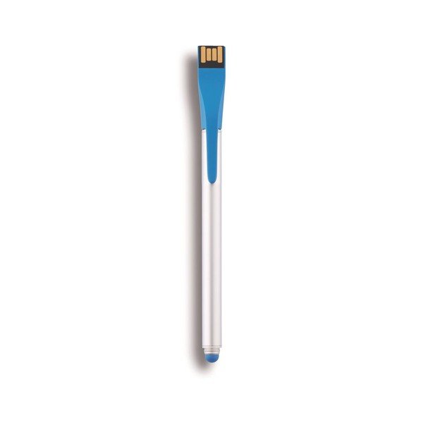Stylus s USB diskem Point 4GB, modrý