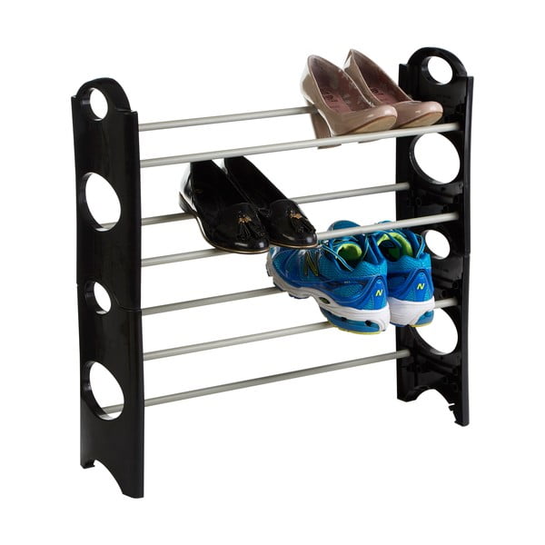 Kovový stojan na boty v černé a stříbrné barvě Tavia – Premier Housewares-image-2