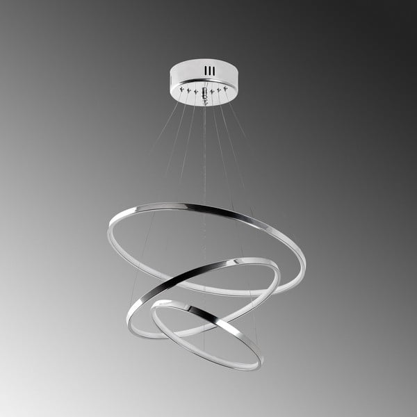 LED závěsné svítidlo ve stříbrné barvě ø 50 cm Simit – Opviq lights-image-3