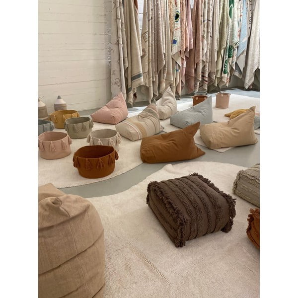 Dětský sedací vak starorůžový Cleo Vintage Nude – Lorena Canals-image-2