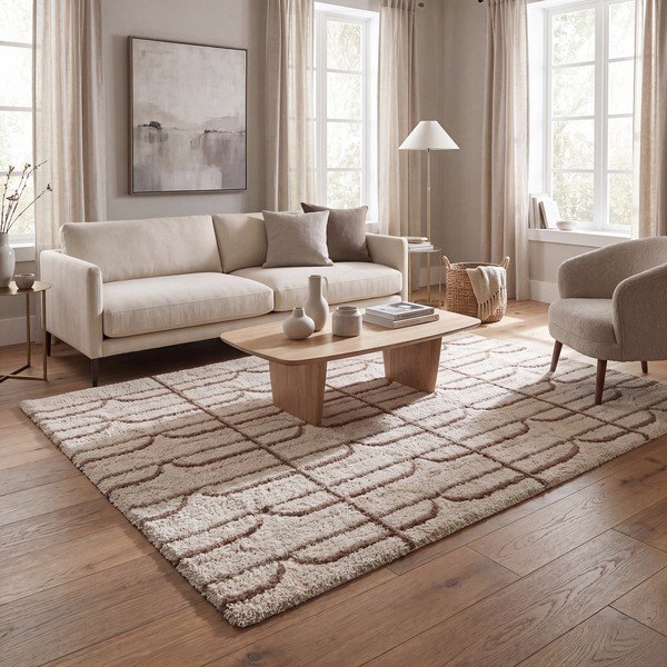 Krémový/světle hnědý koberec 80x150 cm Ember – Universal-image-1