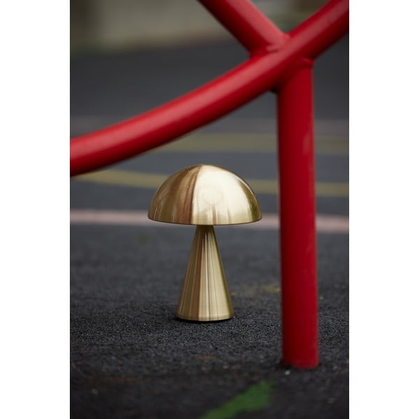 LED stmívatelná stolní lampa ve zlaté barvě (výška 20 cm) Mush – Hübsch-image-3