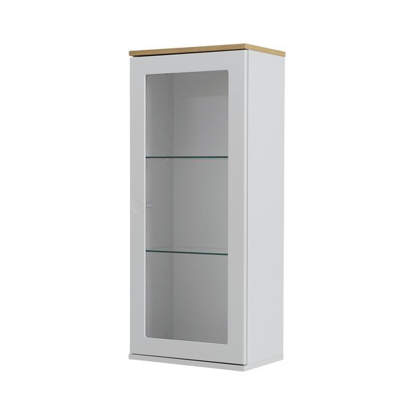 Bílá jednodveřová vitrína Tenzo Dot, výška 95 cm-image-2