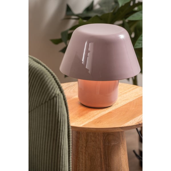 Růžová stolní lampa (výška 19 cm) Afan  – Leitmotiv-image-1