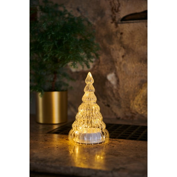 Světelná LED dekorace Sirius Lucy Tree White, výška 16,5 cm