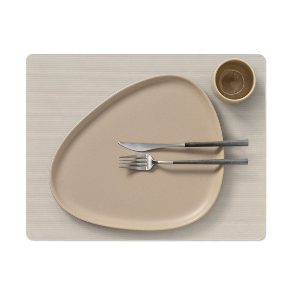 Prostírání z eko kůže 35x45 cm Square L Corduroy – LIND DNA-image-1