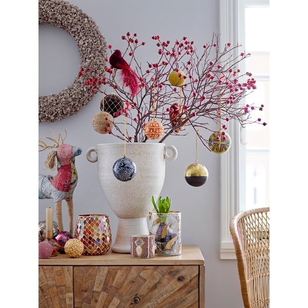 Skleněné vánoční ozdoby v sadě 2 ks Petri – Bloomingville-image-2