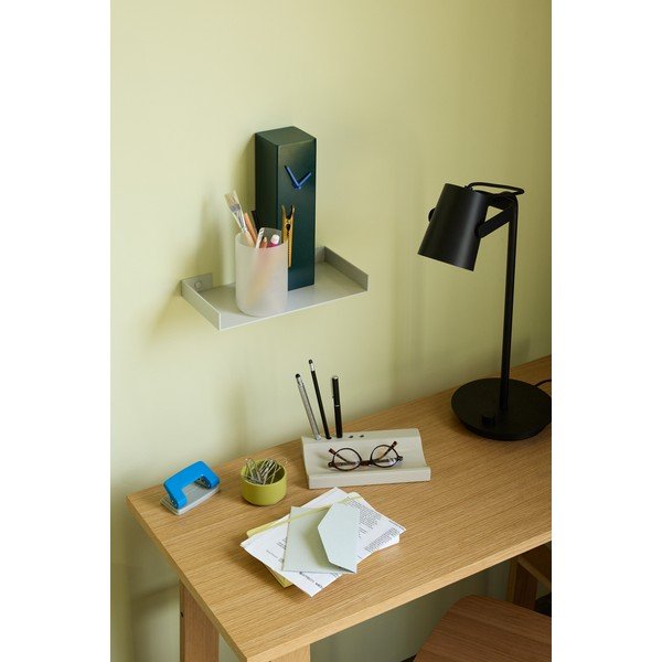 Světle šedá kovová police 30 cm Sheets – Hübsch-image-1