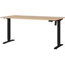 Polohovací pracovní stůl s elektricky nastavitelnou výškou s deskou v dubovém dekoru 80x160 cm Boras – Germania