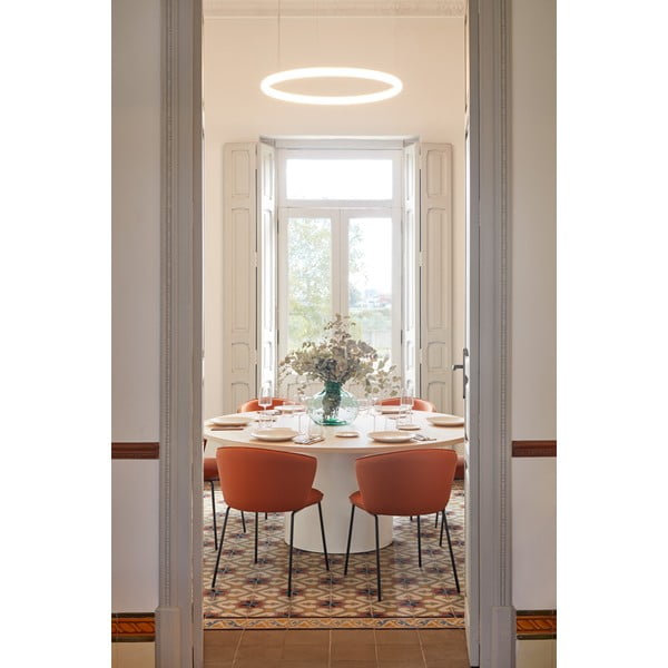 Oranžová čalouněná jídelní křesla v sadě 2 ks Add – Teulat-image-1