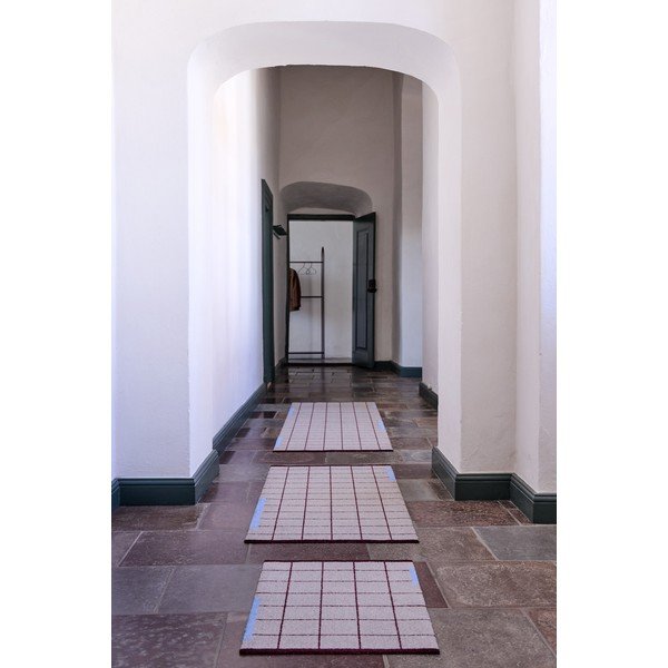 Vínový/šedý koberec 70x150 cm Network – Mette Ditmer Denmark-image-1