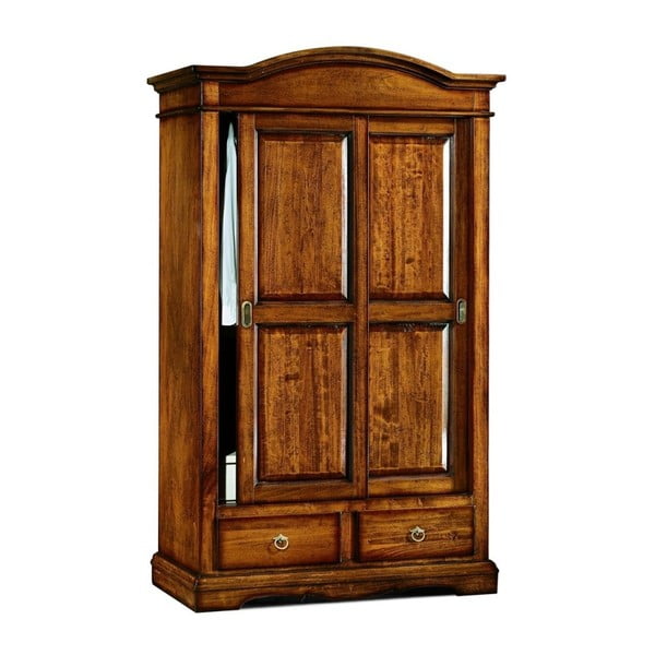 Dřevěná šatní skříň se 2 posuvnými dveřmi Castagnetti Noce