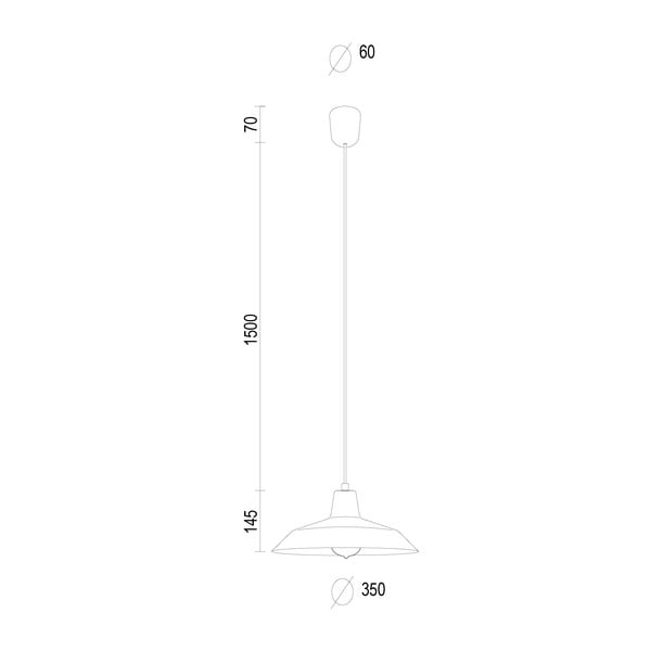 Bílé stropní svítidlo Bulb Attack Cinco-image-4