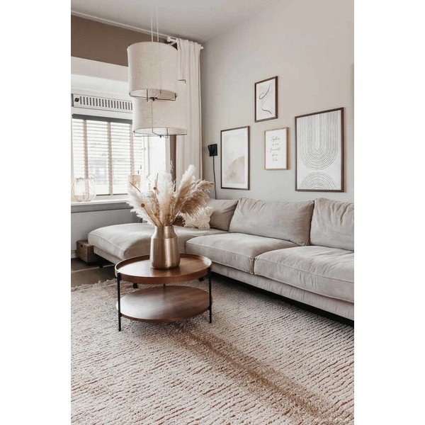 Bavlněný koberec v béžovo-cihlové barvě 140x200 cm Duetto Toffee – Lorena Canals-image-4