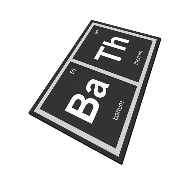 Černá koupelnová předložka 70x120 cm Barium – Foutastic