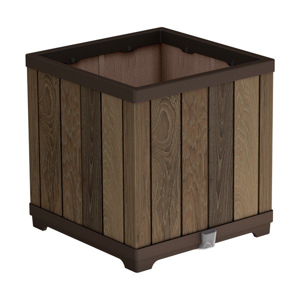 Plastový samozavlažovací květináč Deco Square – Keter