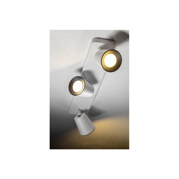 Bílé stropní svítidlo s kovovým stínidlem 9x53 cm Elli – GTV-image-1